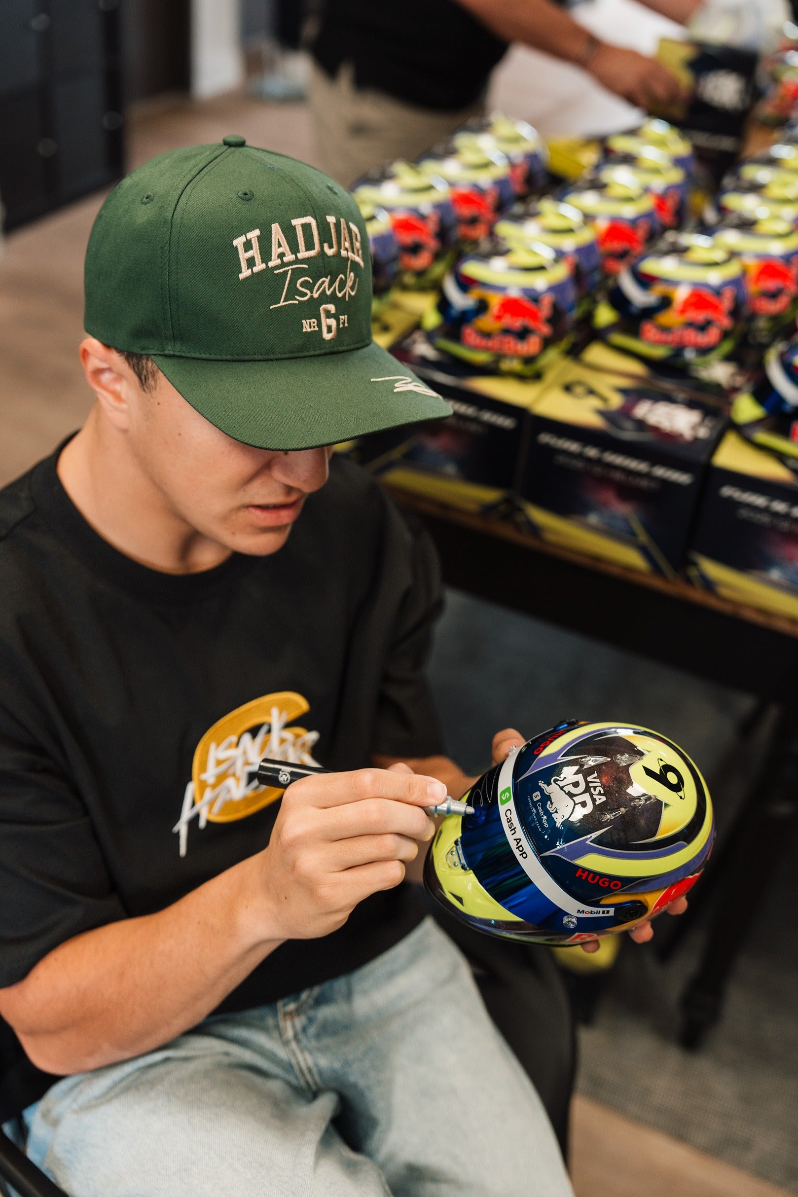 MINI HELMET FIRST EDITION SIGNED 1:2 SCALE
