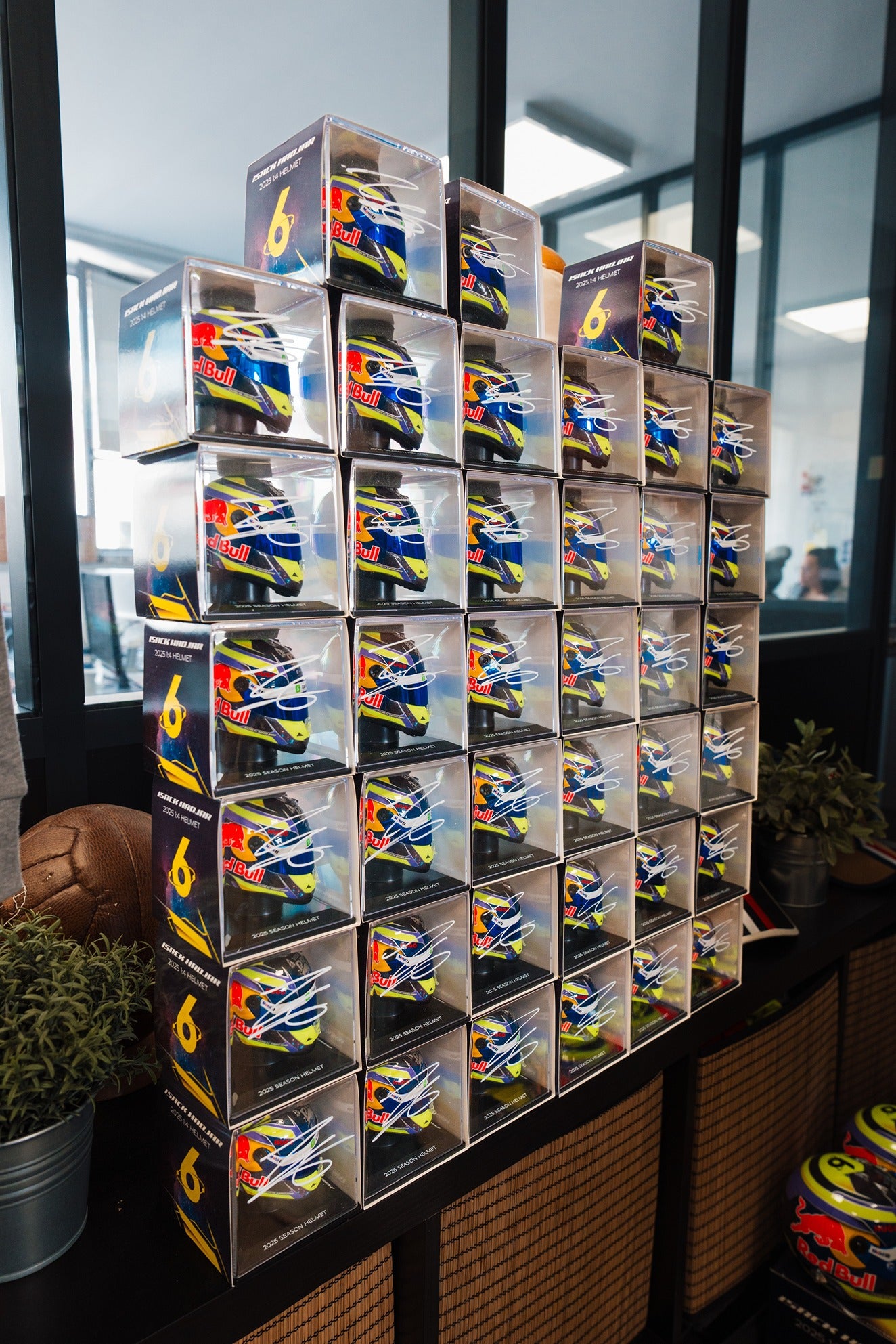 MINI HELMET FIRST EDITION SIGNED 1:4 SCALE