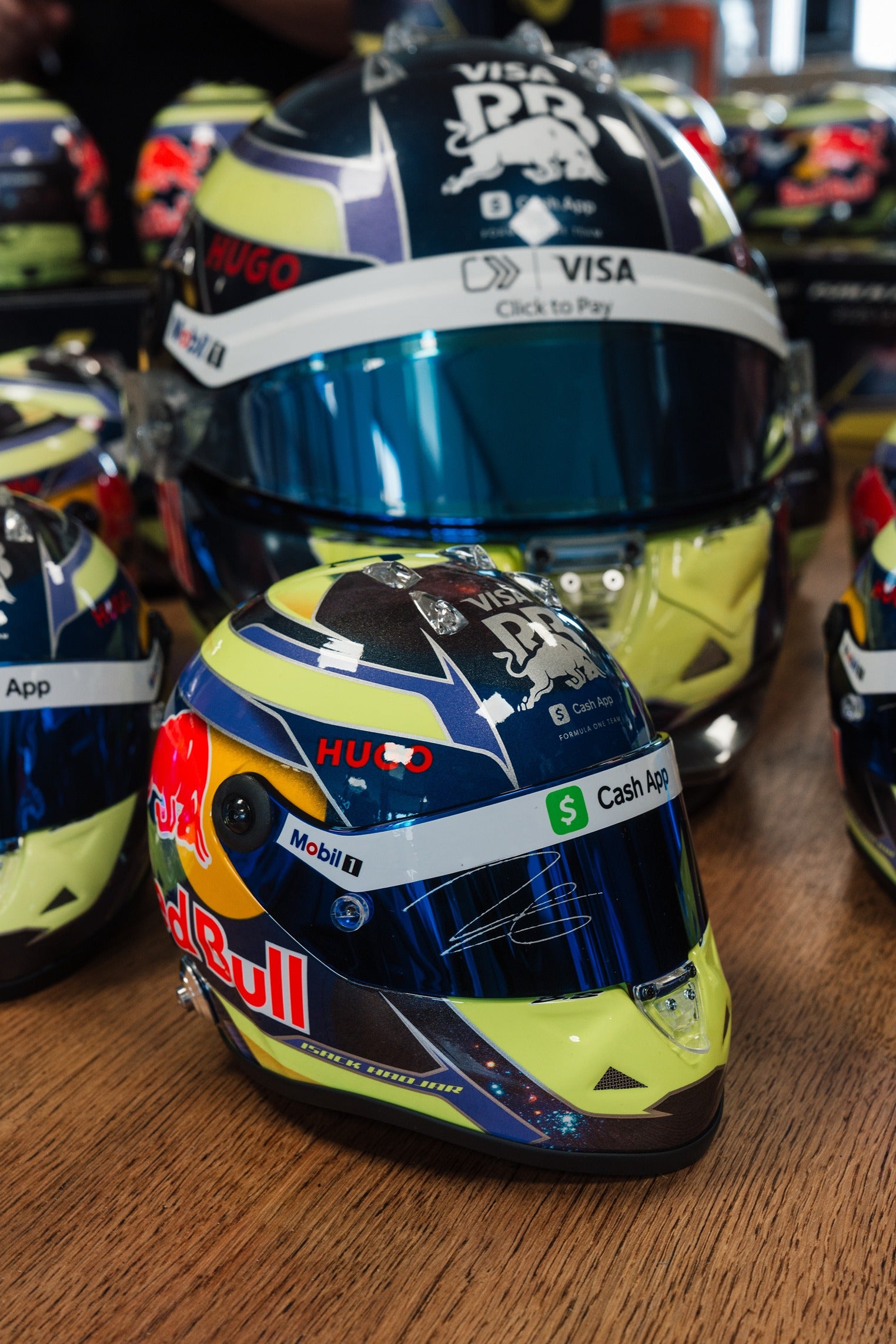 MINI HELMET FIRST EDITION SIGNED 1:2 SCALE