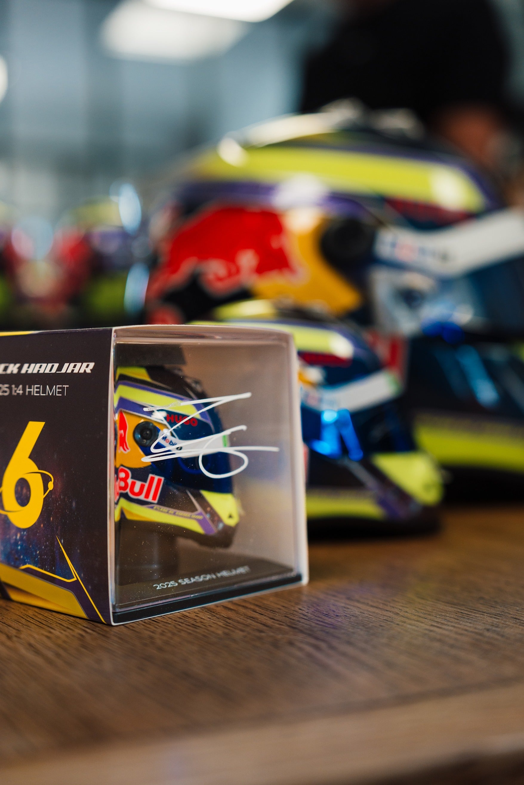 MINI HELMET FIRST EDITION SIGNED 1:4 SCALE