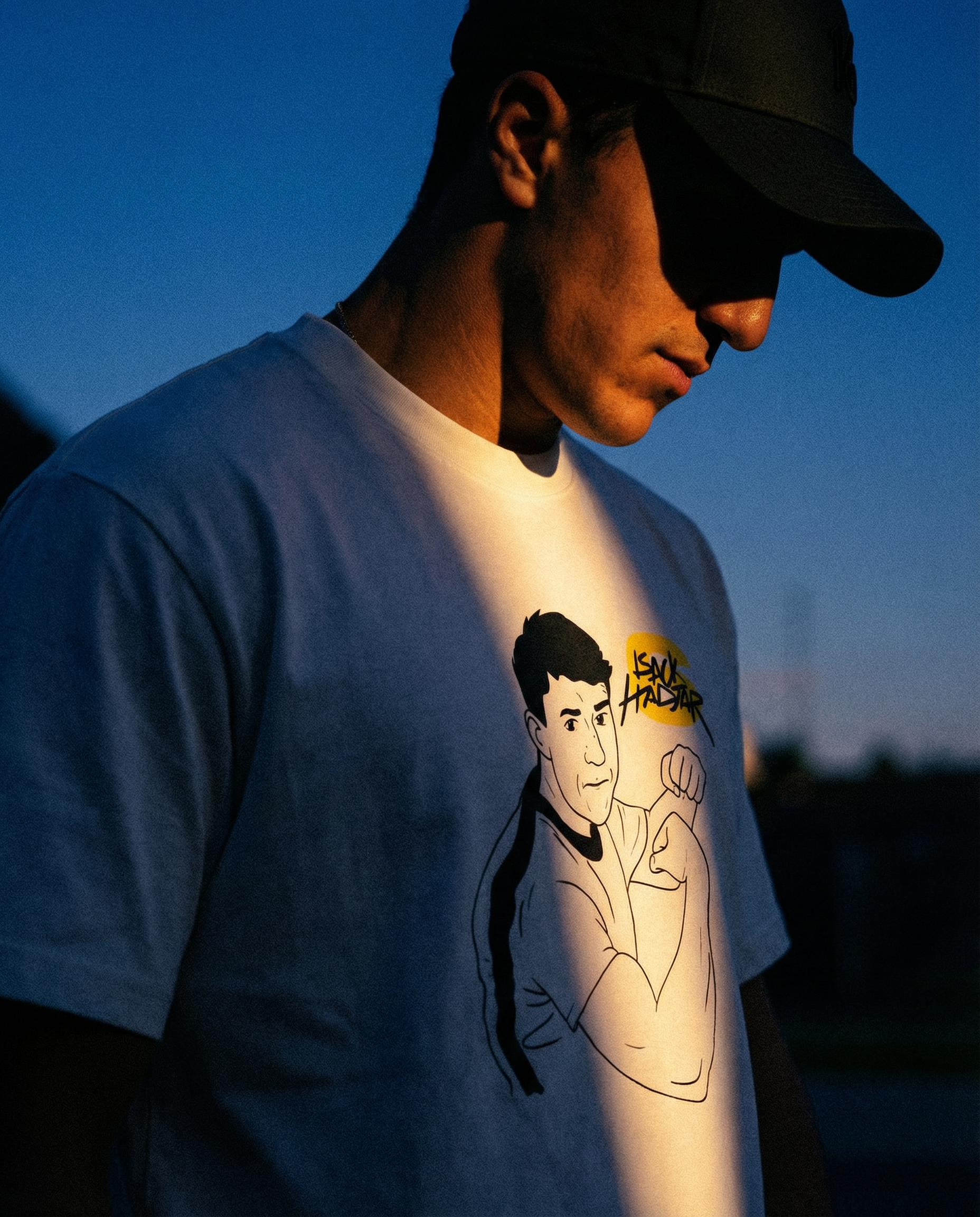 Isack Hadjar Strongman T-shirt - Off White