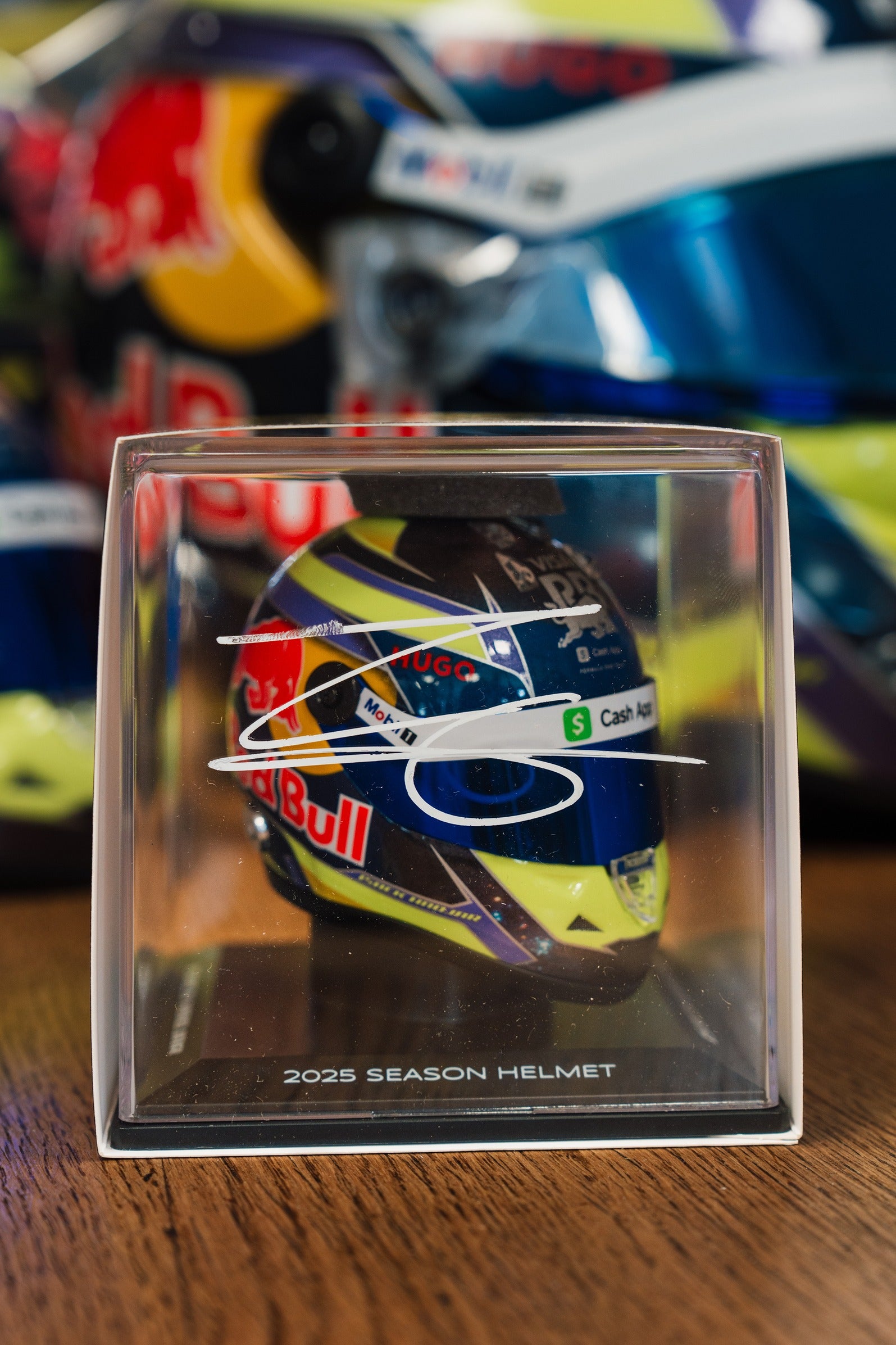 MINI HELMET FIRST EDITION SIGNED 1:4 SCALE