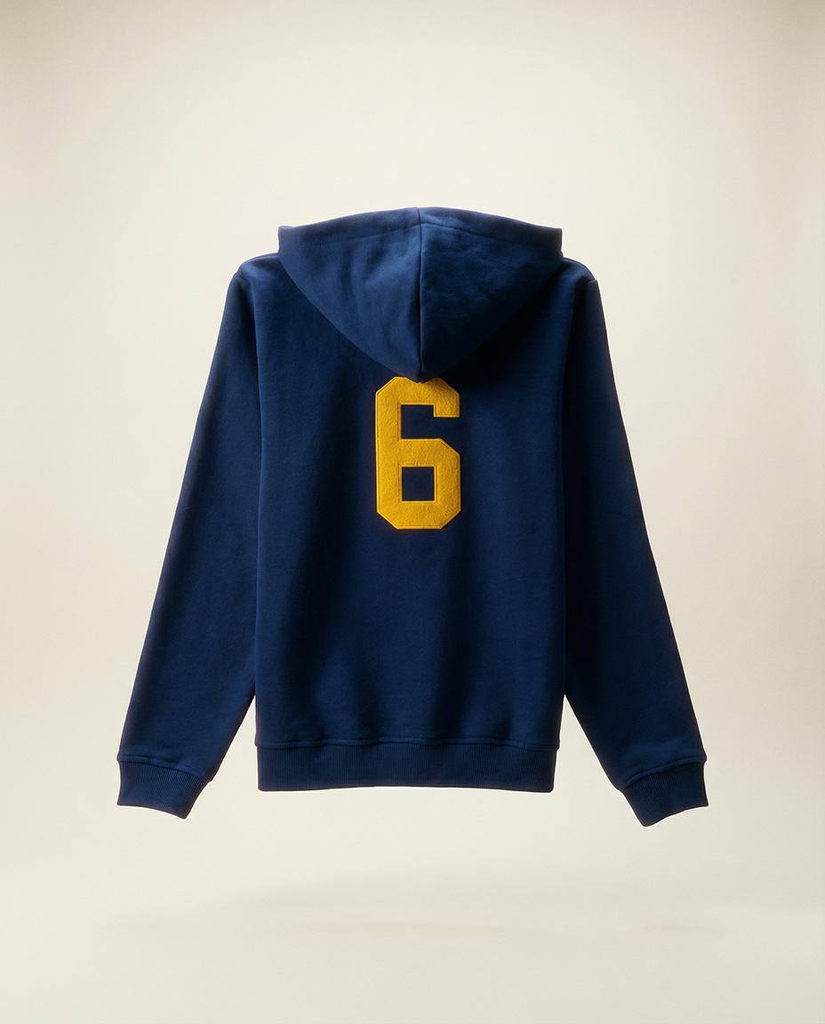 Isack Hadjar High School Zip Hoodie - Navy