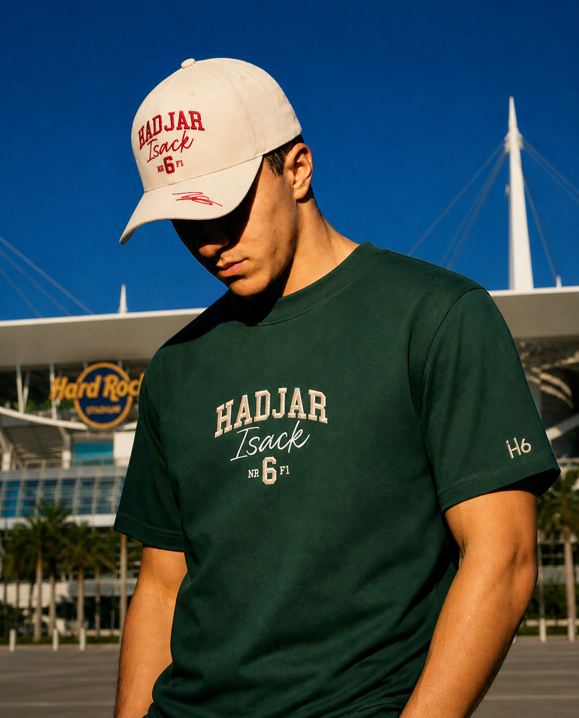 Isack Hadjar Fan Tee - Green