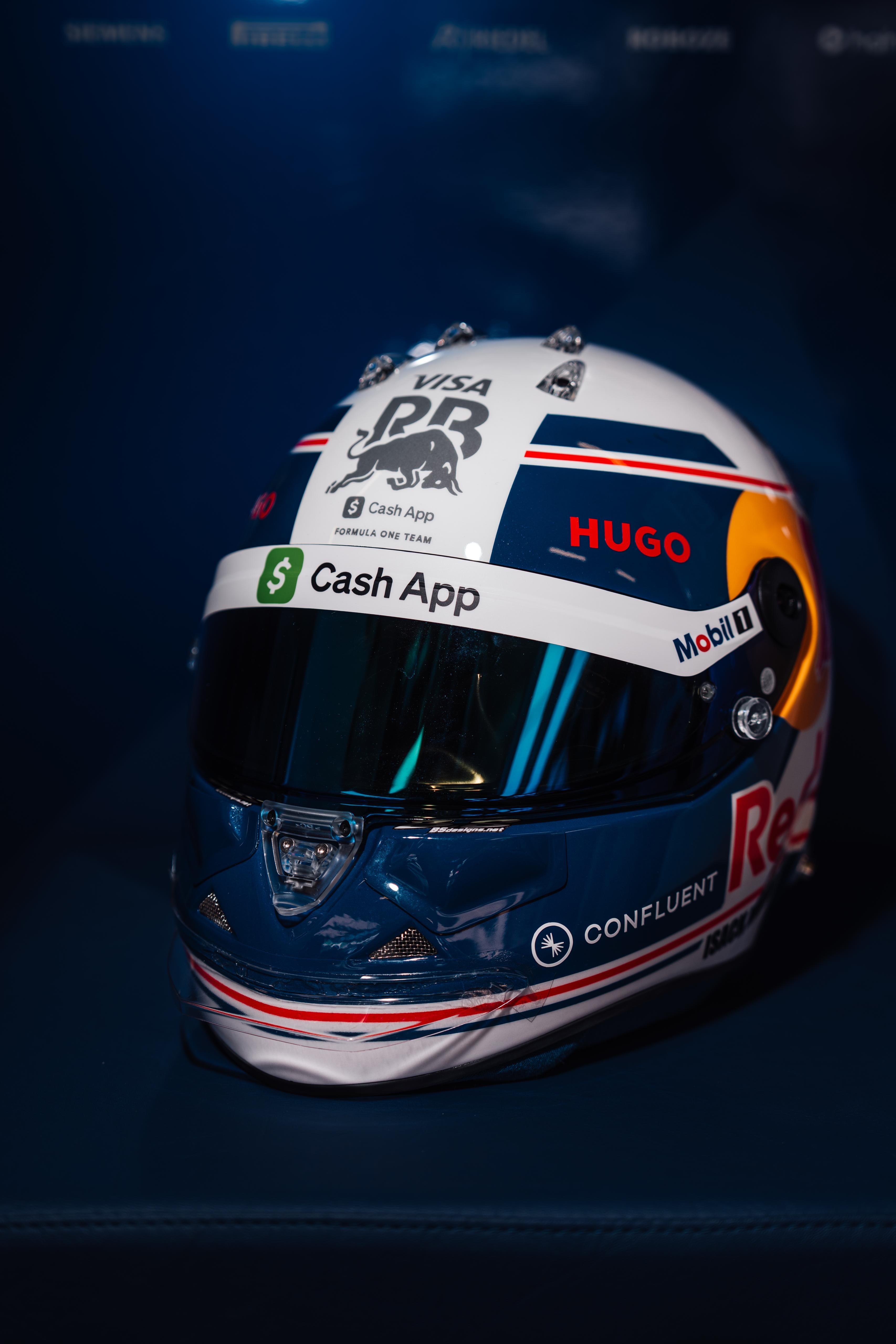 MINI-HELMET 1:4 SCALE SIGNED - MEXICAN GP 2025 - TRIBUTE TO ALAIN PROST 1990 RACE