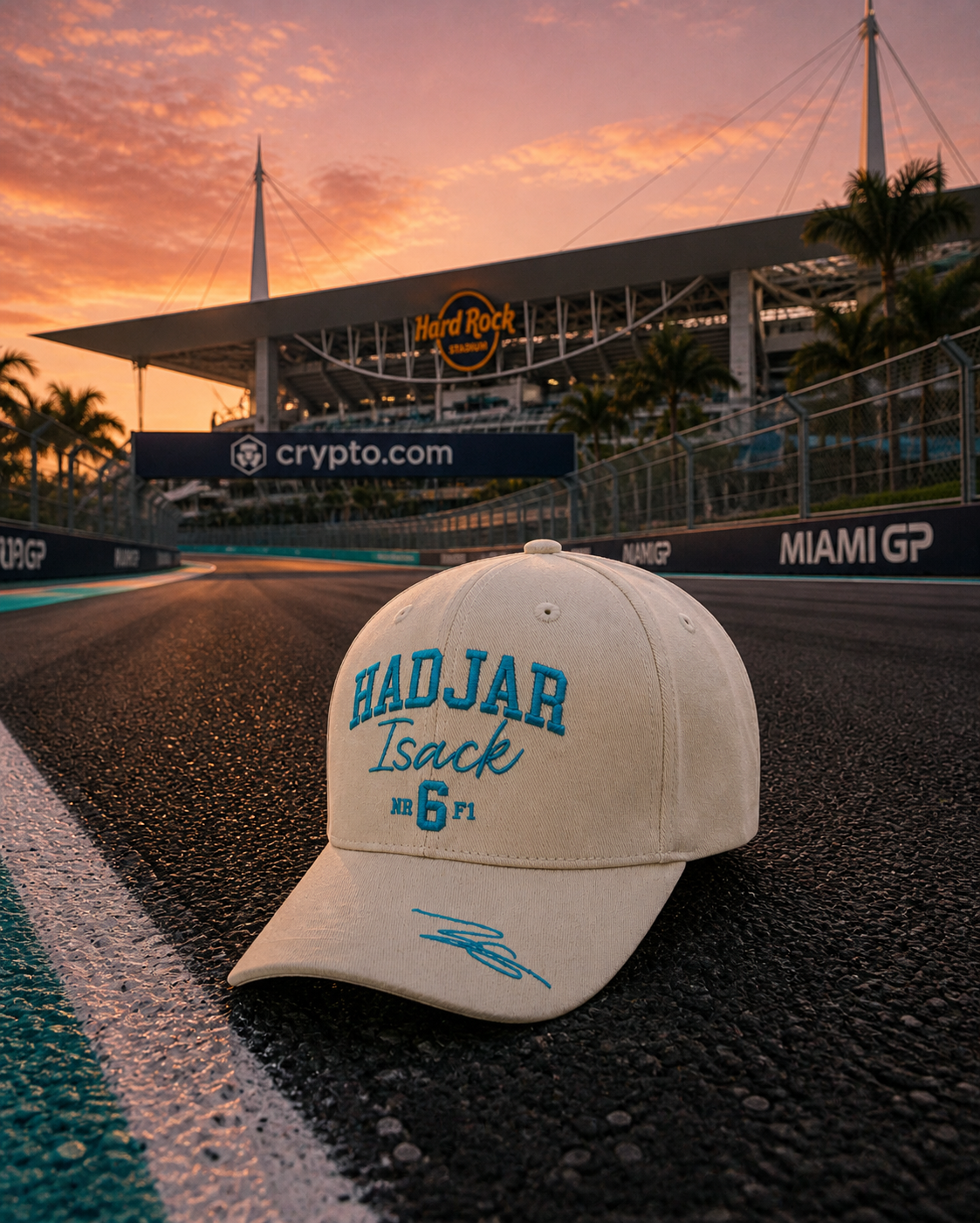 Miami Fan Cap Isack Hadjar – Limited Edition Miami GP 2026