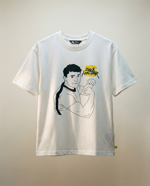 Isack Hadjar Strongman T-shirt - Off White – ISACK HADJAR®