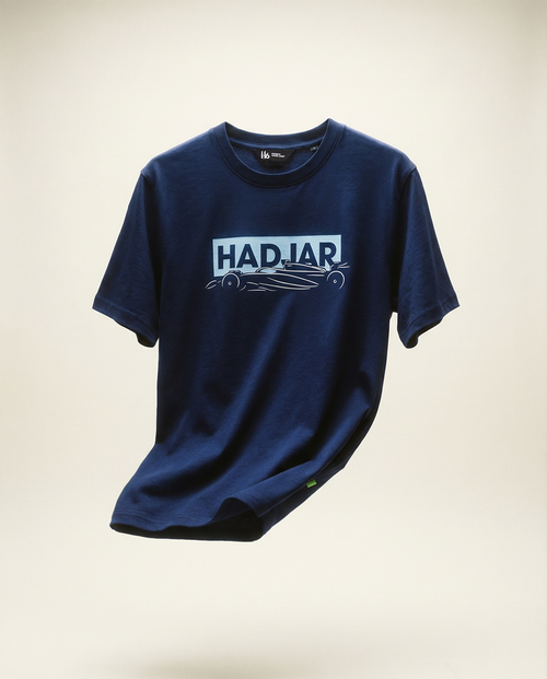 Hadjar Graphic Car T-shirt - Navy - Isack Hadjar
